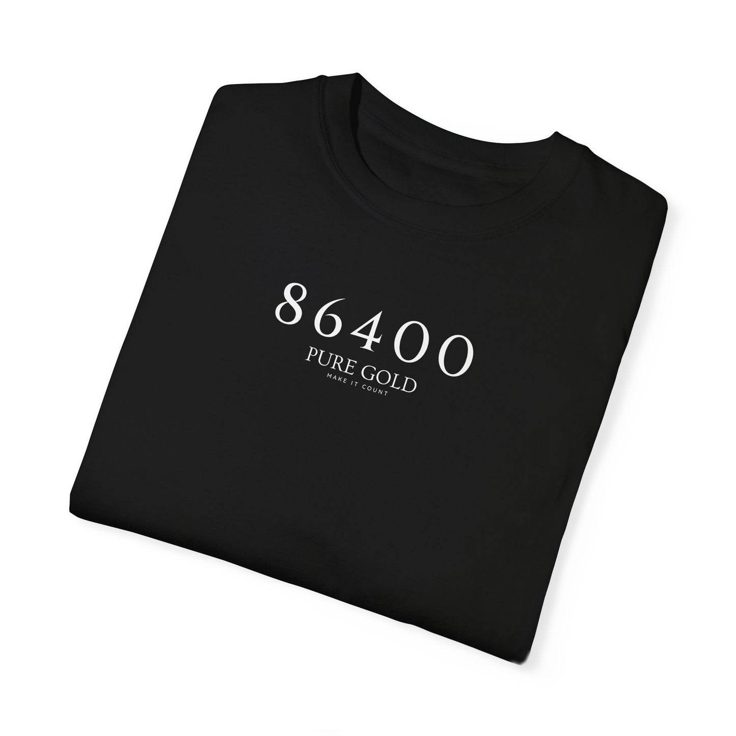 Black Unisex Garment-Dyed T-shirt Exclusive "Forest de Luna" T-Shirt by Angela Siebrecht
