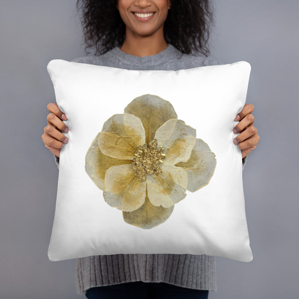 Enchanted Forest de Luna: Angela Siebrecht's Artful Embrace - 18x18 Decorative Pillow