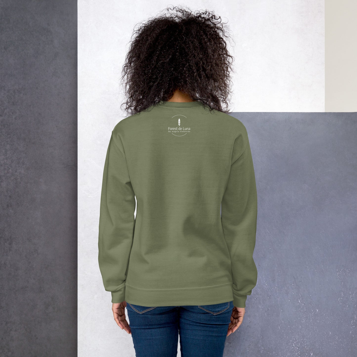 Embrace Artistic Expression with Comfort: Eco-Friendly Unisex Art Crewneck Sweatshirt