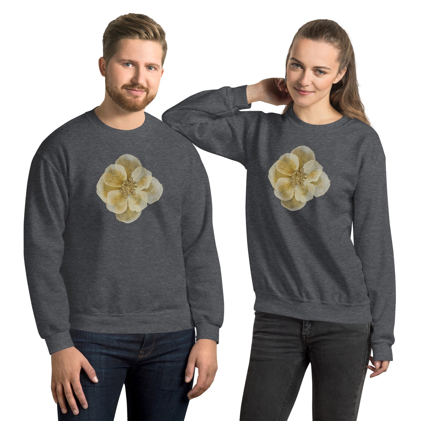 Embrace Artistic Expression with Comfort: Eco-Friendly Unisex Art Crewneck Sweatshirt