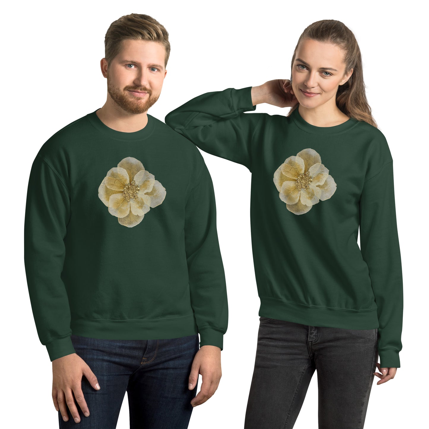 Embrace Artistic Expression with Comfort: Eco-Friendly Unisex Art Crewneck Sweatshirt