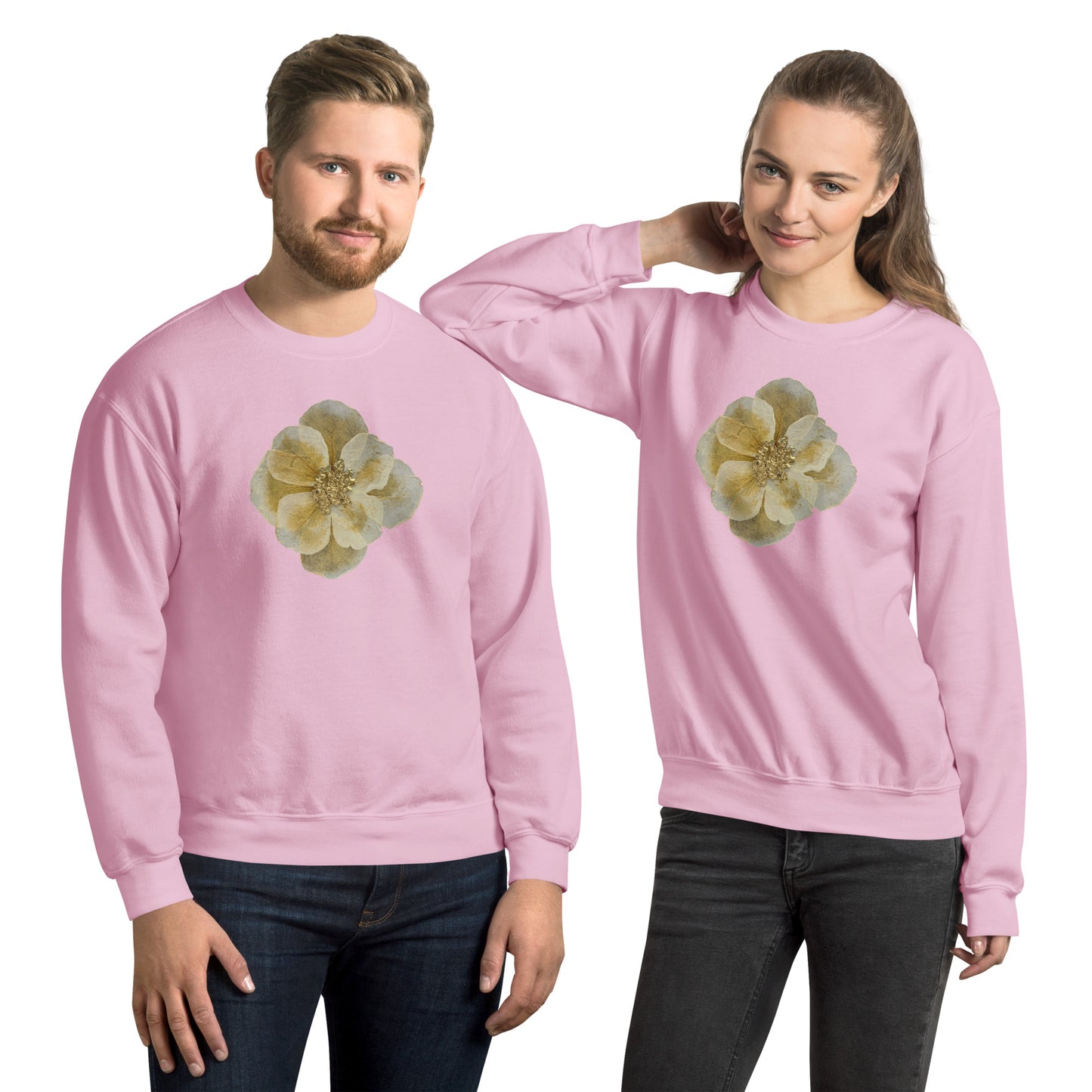 Embrace Artistic Expression with Comfort: Eco-Friendly Unisex Art Crewneck Sweatshirt