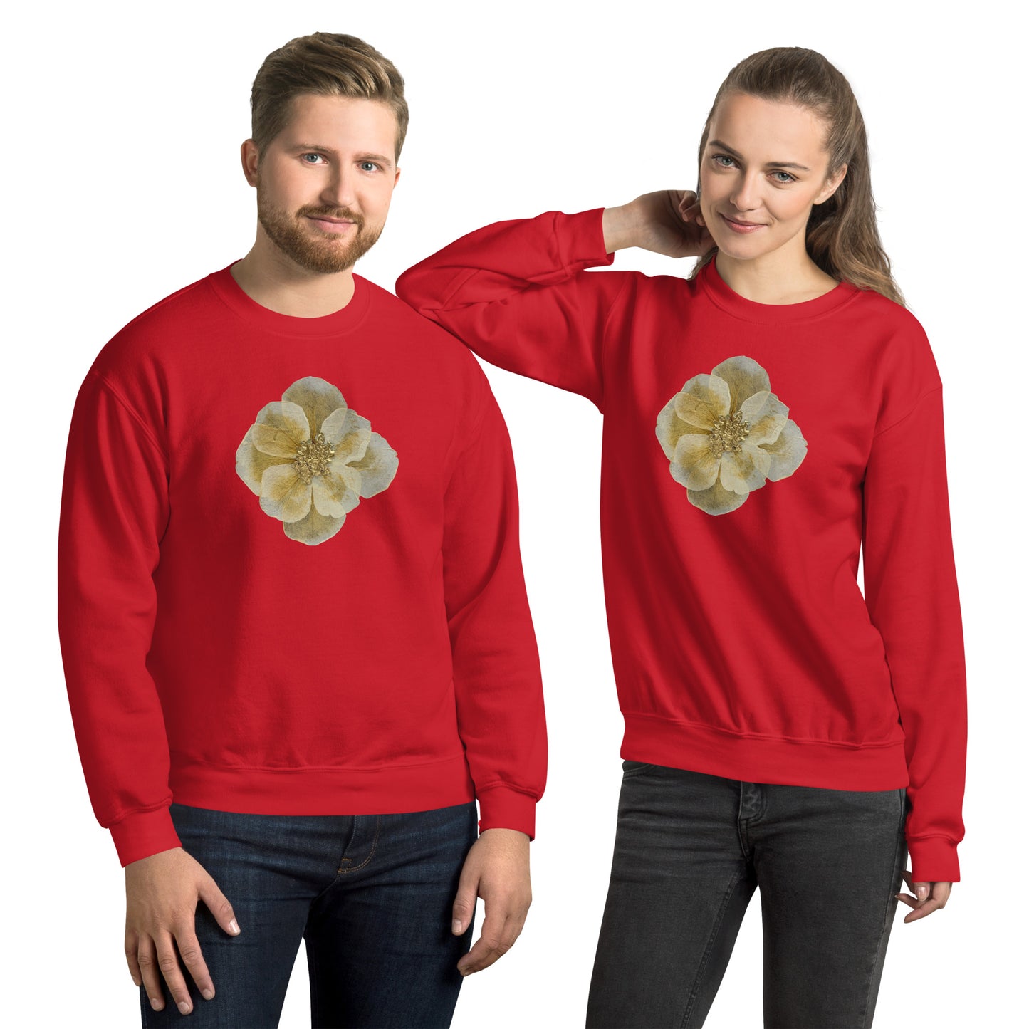 Embrace Artistic Expression with Comfort: Eco-Friendly Unisex Art Crewneck Sweatshirt